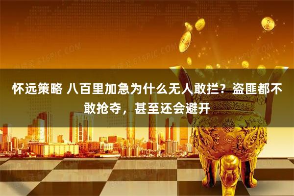 怀远策略 八百里加急为什么无人敢拦？盗匪都不敢抢夺，甚至还会避开