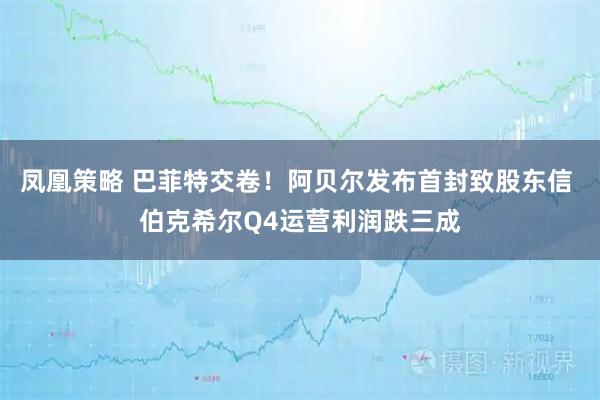 凤凰策略 巴菲特交卷！阿贝尔发布首封致股东信 伯克希尔Q4运营利润跌三成