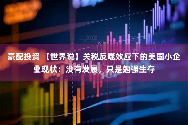 豪配投资 【世界说】关税反噬效应下的美国小企业现状：没有发展，只是勉强生存
