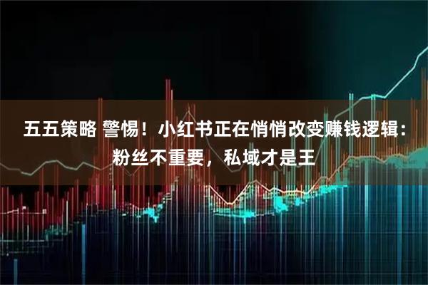 五五策略 警惕！小红书正在悄悄改变赚钱逻辑：粉丝不重要，私域才是王