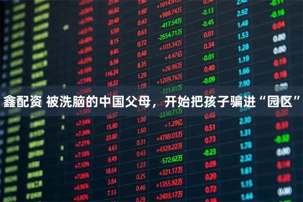 鑫配资 被洗脑的中国父母，开始把孩子骗进“园区”
